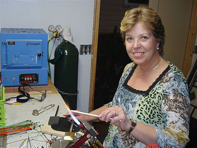 Gail May from Fireglo Glass Art Jewelry